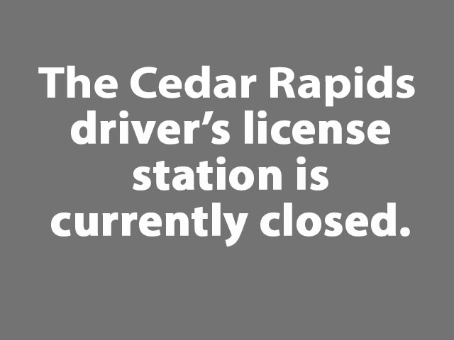 cedar rapids drivers license renewal